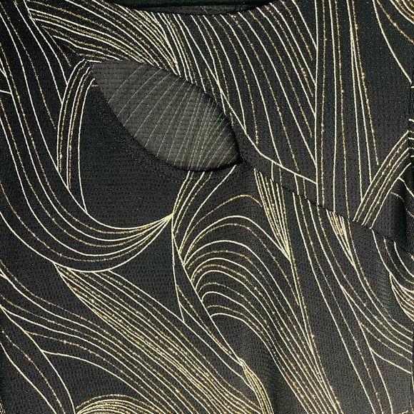 All Eyes on YOU in this Snap-Little, Black Sparkling Party Dress, Size Large. - Picture 3 of 8